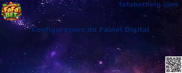 Configuraciones del panel digital