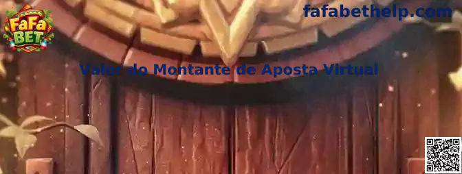 Valor do Montante de Aposta Virtual en FaFa Bet Casino