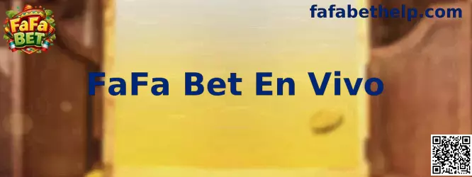 Interfaz de FaFa Bet En Vivo