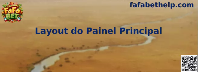 Layout do Painel Principal de FaFa Bet