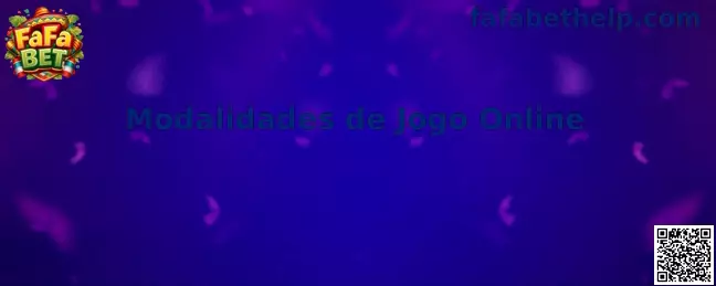 Modalidades de Jogo Online