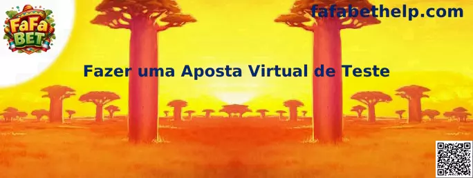 Ejemplo de Fazer uma Aposta Virtual de Teste