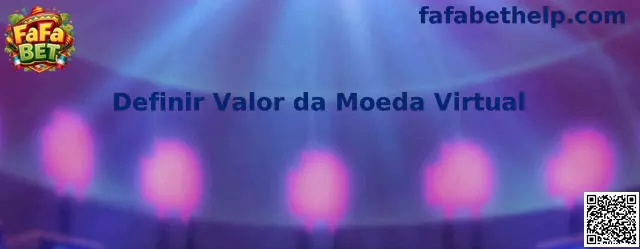 Definir Valor da Moeda Virtual